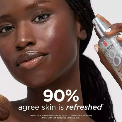 90% agree skin is refreshed* *Based on a 4-week consumer study of 110 participants, including those with self-perceived sensitive skin
