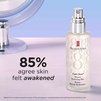 85% agree skin felt awakened* *Based on a 4-week consumer study of 110 participants, including those with self-perceived sensitive skin