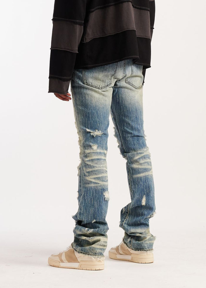 Embellish Light Disressed Ric Flare Denim Jeans (EMB-S26-23)