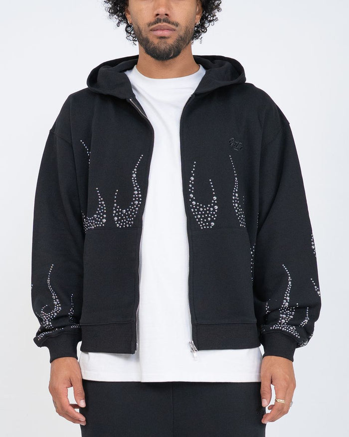 EPTM Metal Flame Zip Up Hoodie - Black (EP12463)