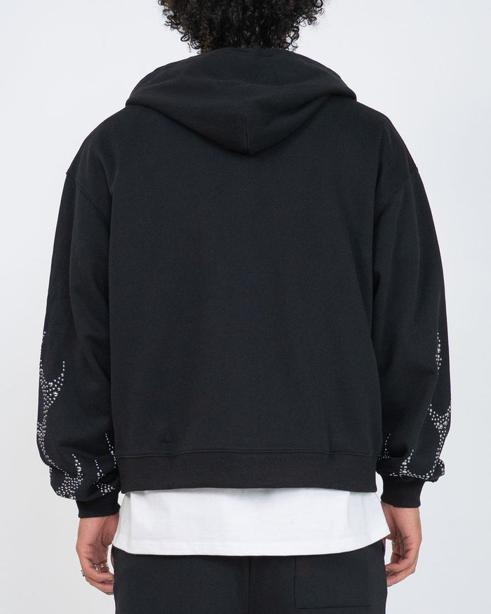 EPTM Metal Flame Zip Up Hoodie - Black (EP12463)