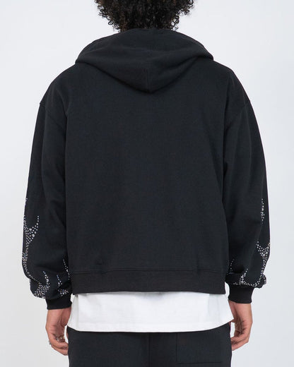 EPTM Metal Flame Zip Up Hoodie - Black (EP12463)