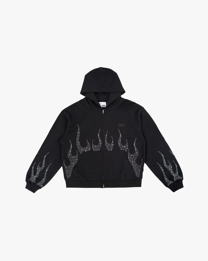 EPTM Metal Flame Zip Up Hoodie - Black (EP12463)
