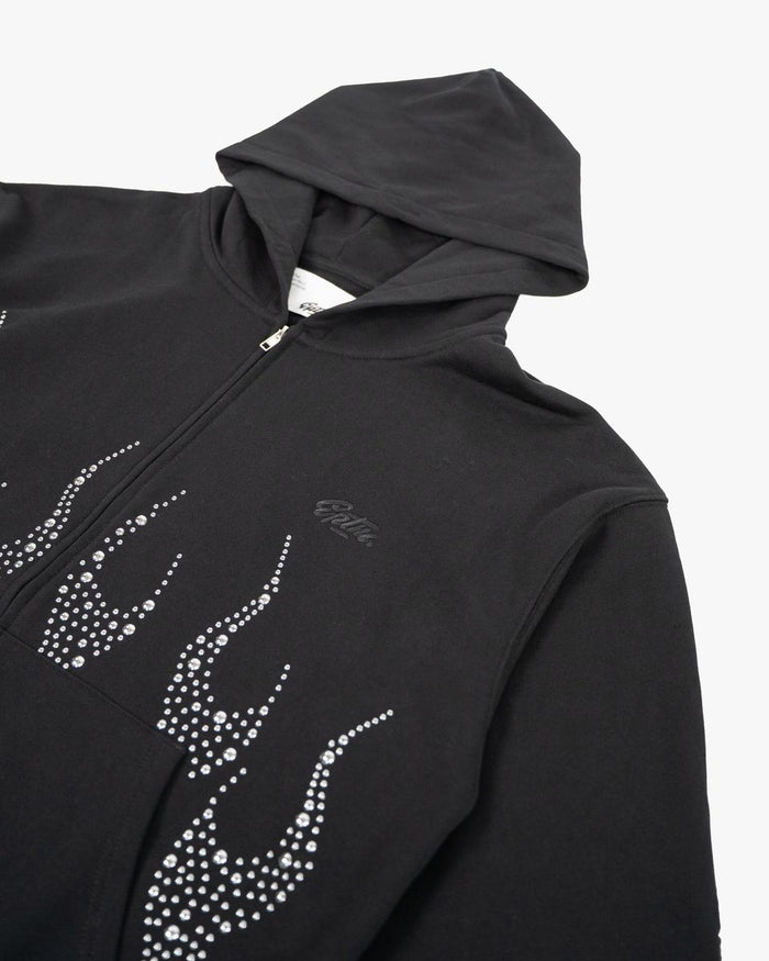 EPTM Metal Flame Zip Up Hoodie - Black (EP12463)