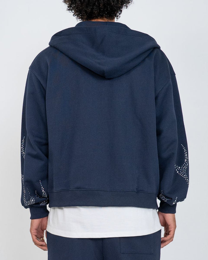 EPTM Metal Flame Zip Up Hoodie - Navy (EP12465)