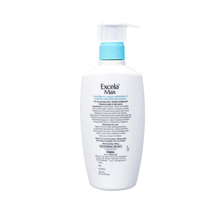 Excela Max Moisturiser For Dry and Itchy Skin