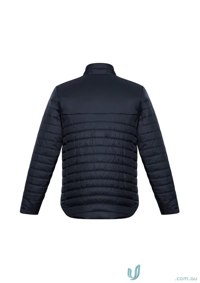 Navy blue quilted Expedition Jacket J750M from Collection Mens Expedition to stay warm
