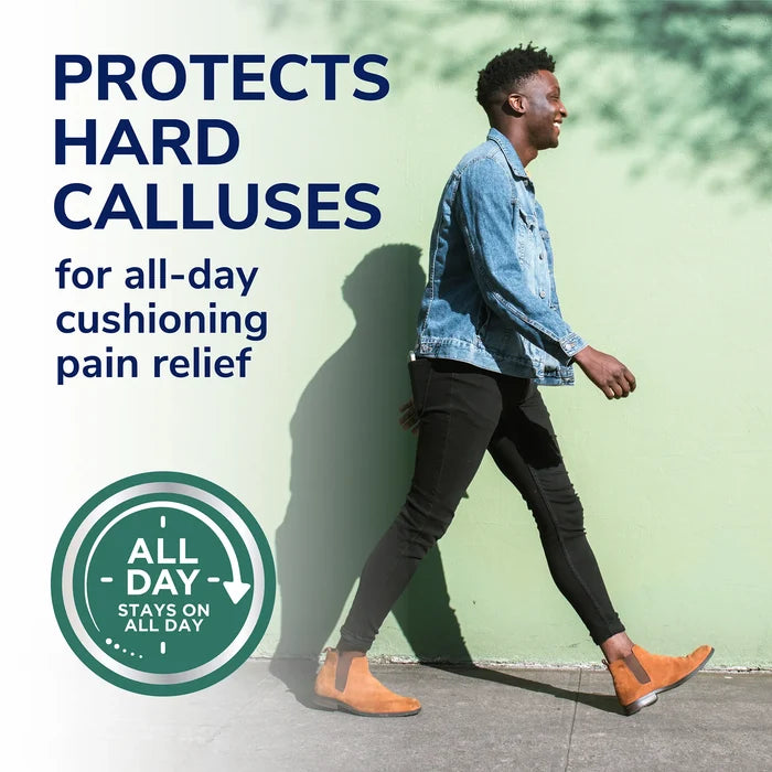 Extra Thick Callus Removers help protect hard calluses with all-day cushioning