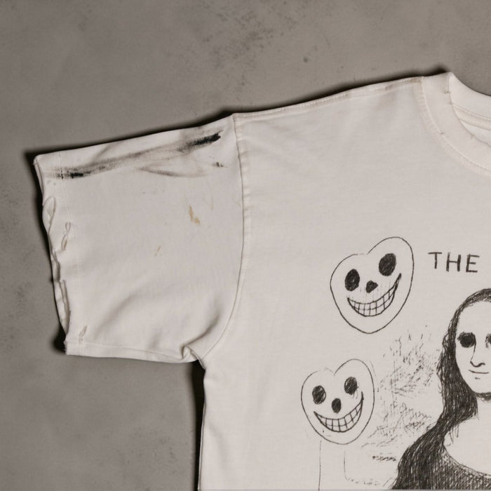 Fabric011 "Mona Lisa" White Tee