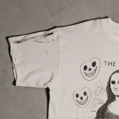 Fabric011 "Mona Lisa" White Tee