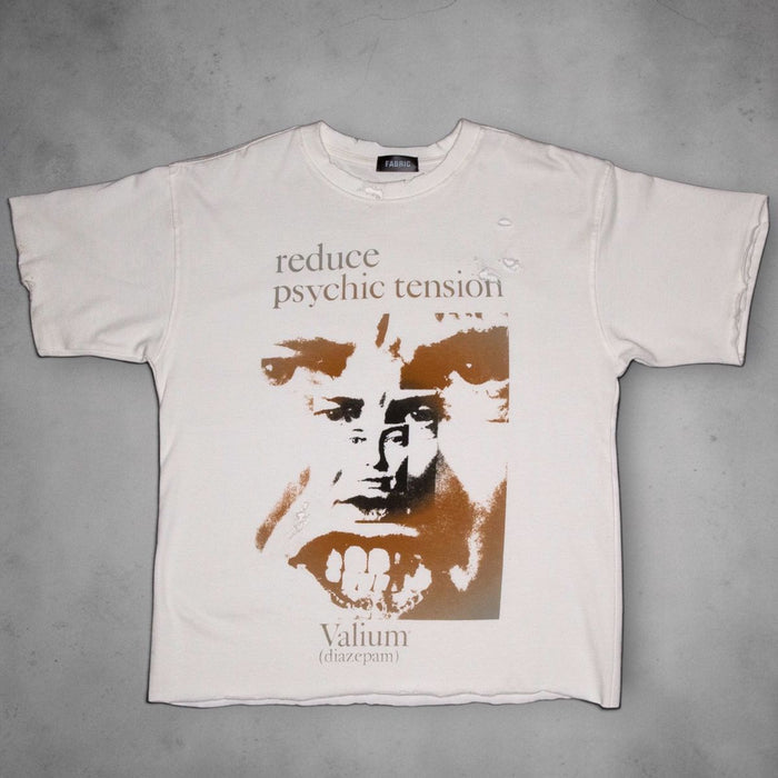 Fabric011 "Psychic Tension" White Tee
