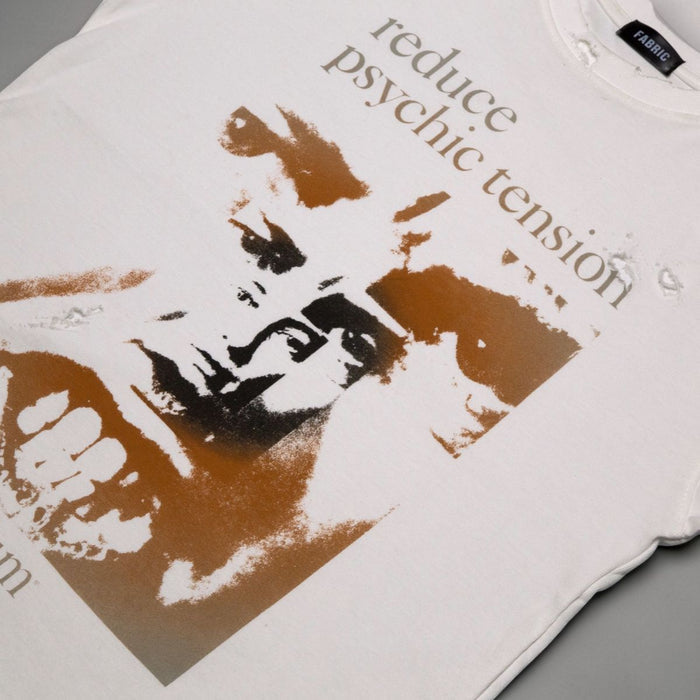 Fabric011 "Psychic Tension" White Tee