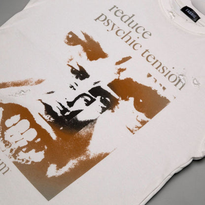 Fabric011 "Psychic Tension" White Tee