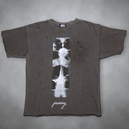 Fabric011 "Pussy" Black Tee