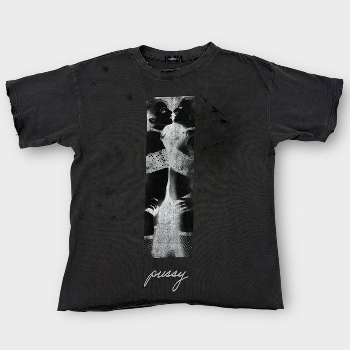 Fabric011 "Pussy" Black Tee