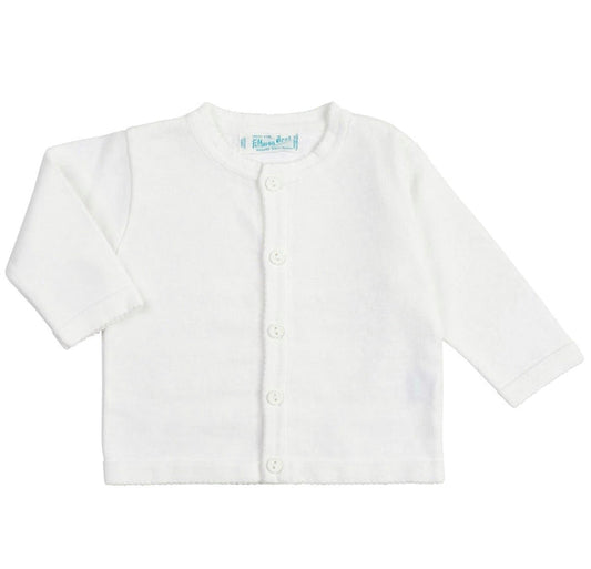 Feltman White Classic Cardigan