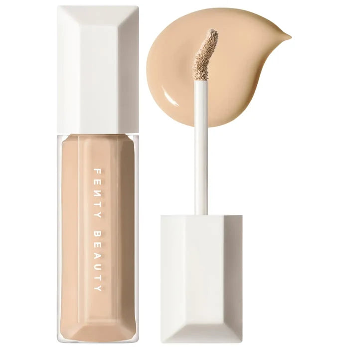 Fenty Beauty We're Even Hydrating Longwear Waterproof Concealer in various shades, shown in a new, unopened packaging.