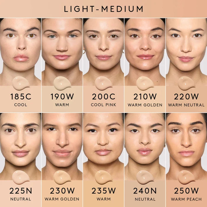 Fenty Beauty We're Even Hydrating Longwear Waterproof Concealer in various shades, with a close-up of the packaged product.