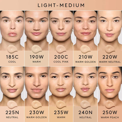 Fenty Beauty We're Even Hydrating Longwear Waterproof Concealer in various shades, with a close-up of the packaged product.