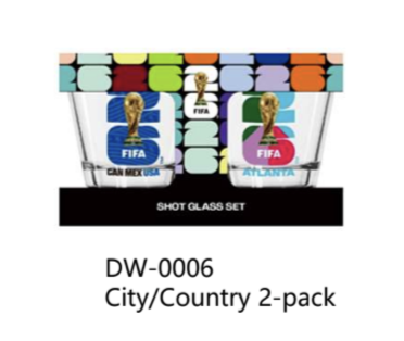 FIFA World Cup 2026 Shot Glass Combo Set - SF