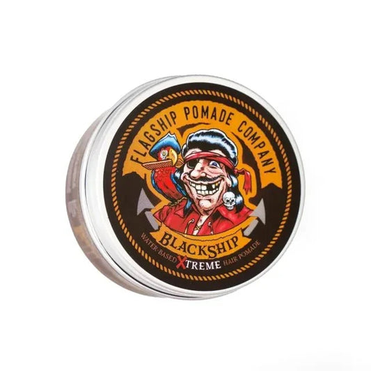Flagship BlackShip Water Based Xtreme Hair Pomade - Lockhart's Authentic Grooming Company, LLC