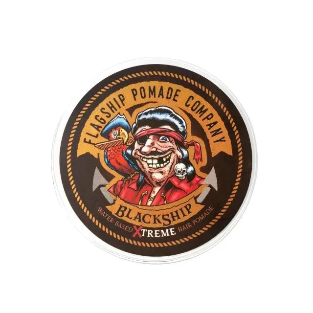 Flagship BlackShip Water Based Xtreme Hair Pomade - Lockhart's Authentic Grooming Company, LLC