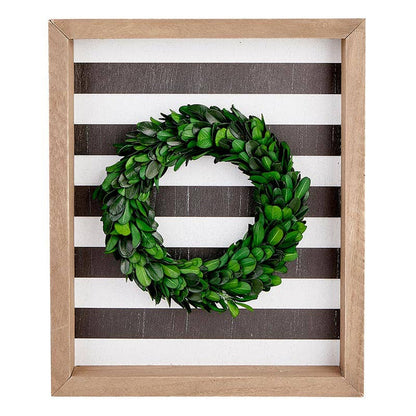 Framed Boxwood Wreath