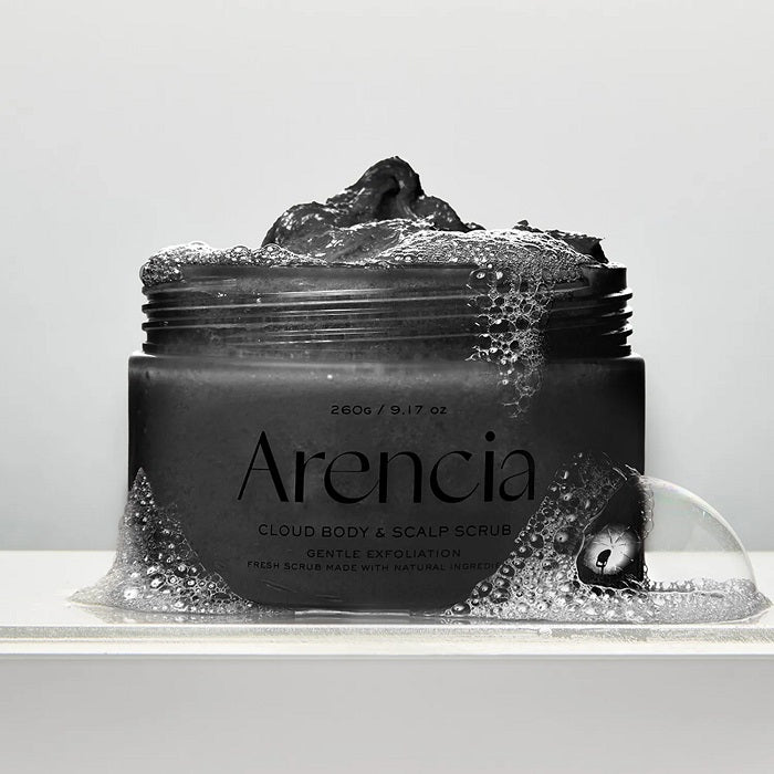 FRESH CLOUD SCRUB – BLACK TEA & YUZU - Scrub Pentru Corp Si Scalp Pentru Exfoliere Delicata - skinseen.ro
