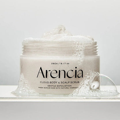 FRESH CLOUD SCRUB – WHITE TEA & NEROLI - Scrub Pentru Corp Si Scalp Pentru Exfoliere Delicata - skinseen.ro