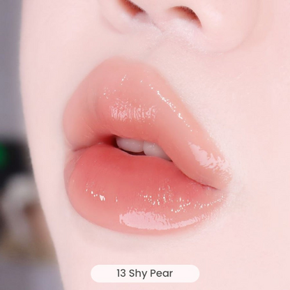 FRUITY GLASS TINT 13 SHY PEAR – Tint Pentru Buze Cu Finish Glass Si Efect De Lunga Durata