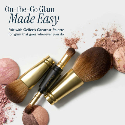 Geller To-Go 4-in-1 Travel Makeup Brush pairs well with