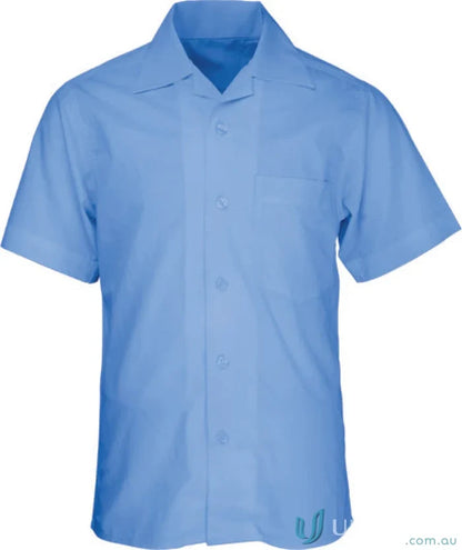 Bocini CS1308 Girls SS School Shirt in Blue