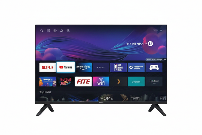 Globalstar 32UK50 32" Smart TV - White Background