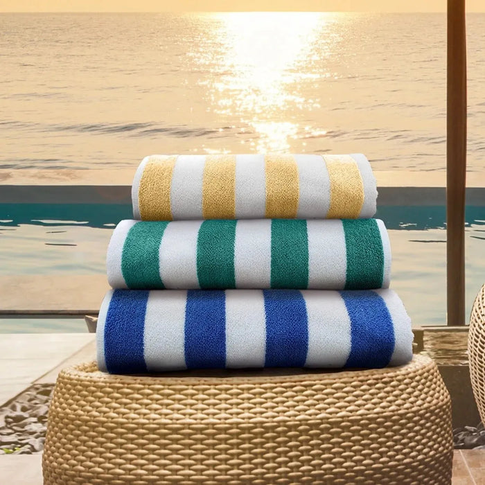 GOC Collection Cabana Pool Towels on the beach- Rifz Textiles Inc