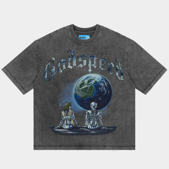 Godspeed Artificial Love II T-Shirt - Grey Wash