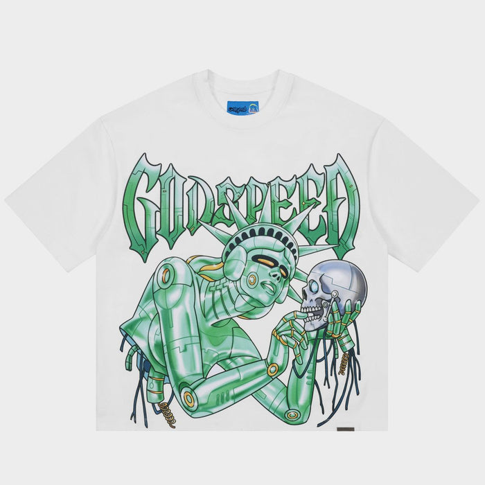 Godspeed Freedom Protocol T-Shirt - White