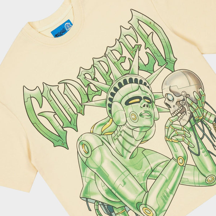 Godspeed Freedoms Protocol T-Shirt - Bone