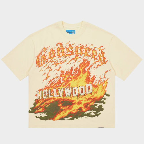Godspeed Hollywood Inferno II T-Shirt - Bone