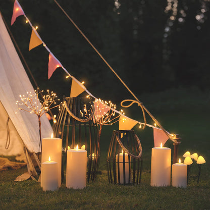 Gold Starburst Solar Stake Light | Summer Garden Decoration