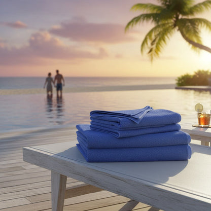Pool Towels / Admiral Blue / 32"X66" 18.50 lb 6 PK