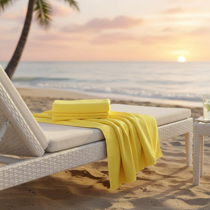 Pool Towels / Yellow / 32"X66" 18.50 lb 6 PK