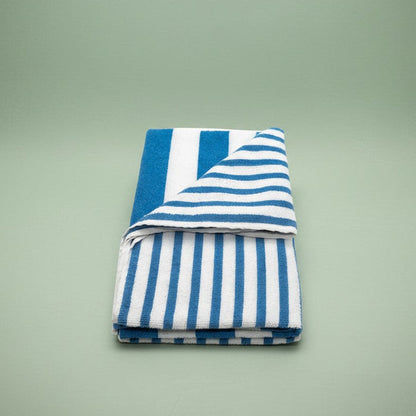 Pool Towels / Tropical Blue Stripes / 32"X70" 15.00 lb 6 PK