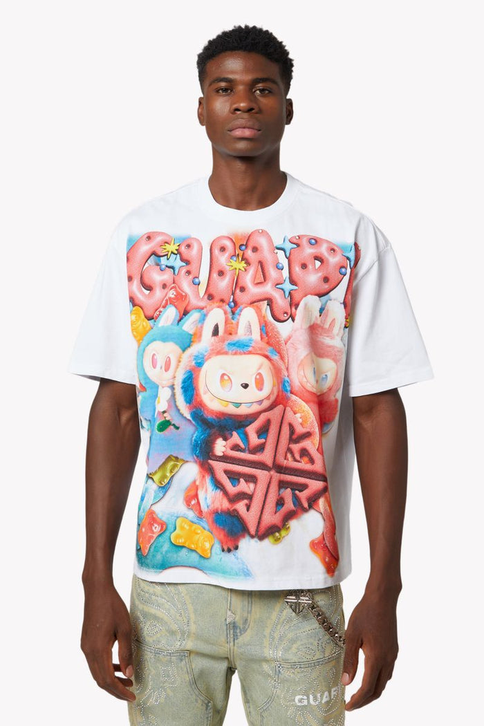 Guapi White Candy Riot Tee V2