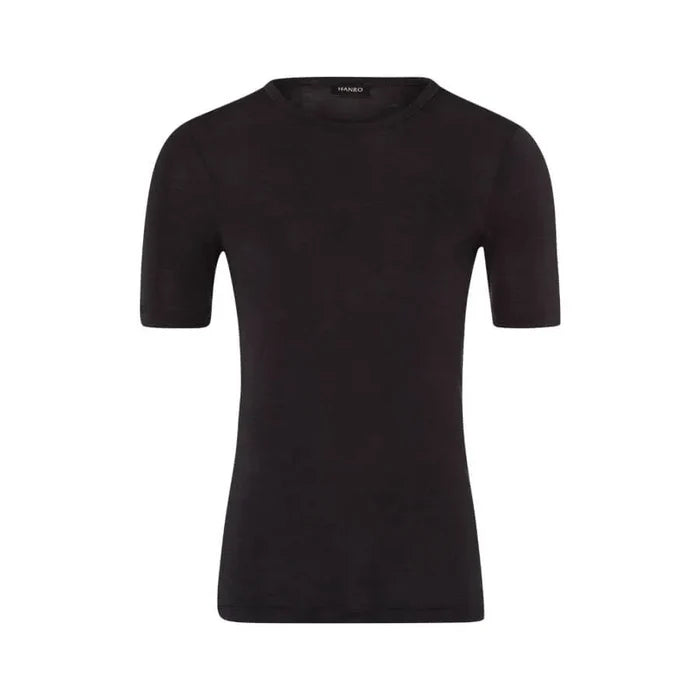 HANRO Short Sleeve Shirt - Woolen Silk