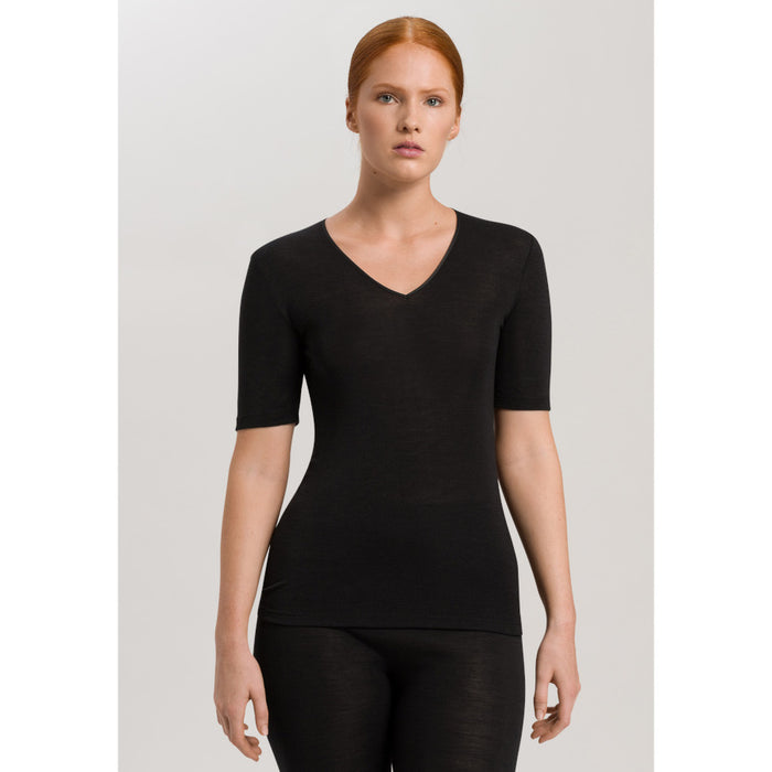 HANRO Short Sleeve Shirt - Woolen Silk