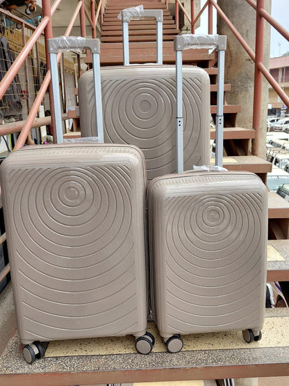 Hardshell Trolley Luggage Set - Champagne (Small / Medium / Large / Full Set)