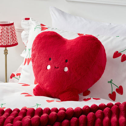 Heart Shaped Cushion - Red 🇬🇧