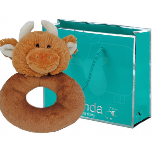 Highland cow rattle