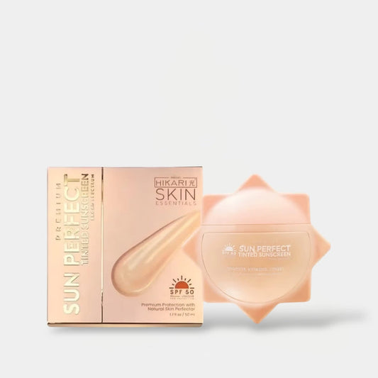 Hikari Premium Sun Perfect Tinted Sunscreen 50ml واقي الشمس الملون هيكاري بريميوم صن بيرفكت - Princess Cosmetics Qatar
