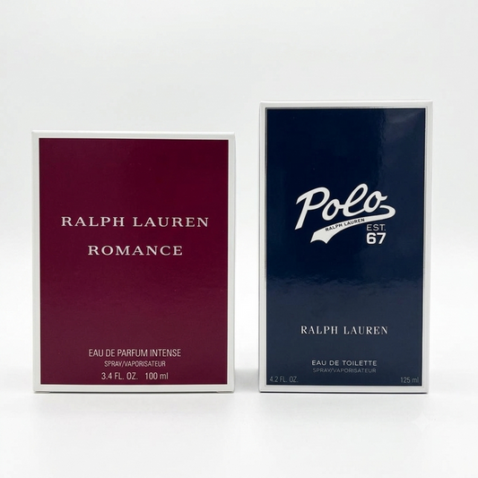 His & Hers Gift Set : Men Polo 67 EDT 125ml & Romance EDP Intense 100ml